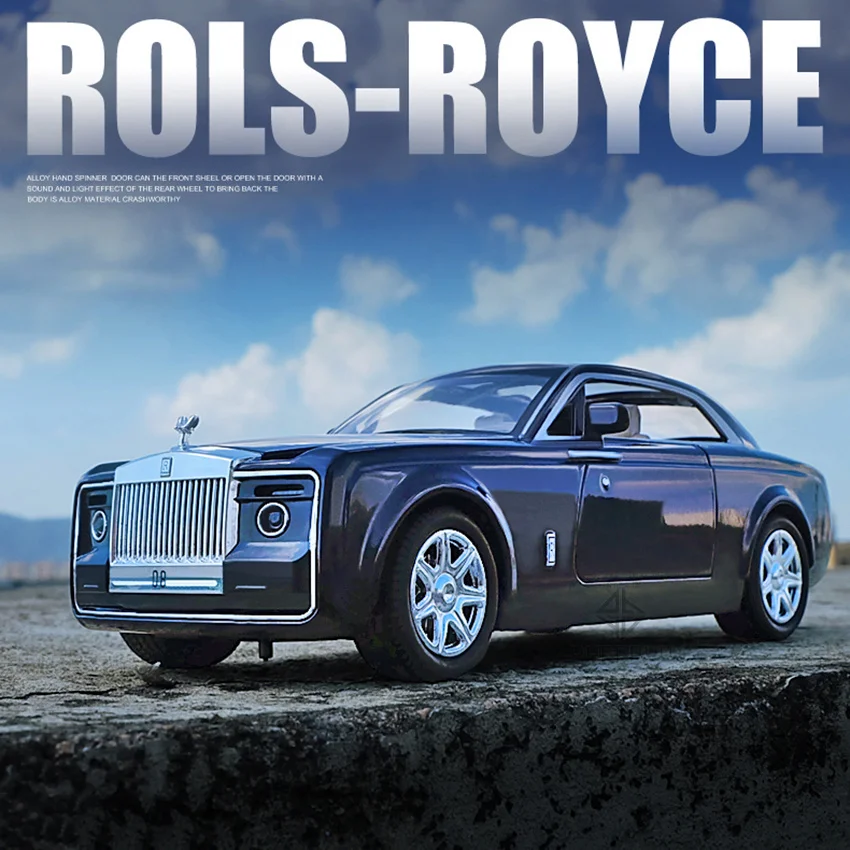 1/24 Rolls Royce Sweptail Lega Diecast Modelli Di Auto Giocattolo In Metallo Rolls Royce Phantom Modelli Con 4 Porte Pneumatici In Gomma Giocattoli Pe