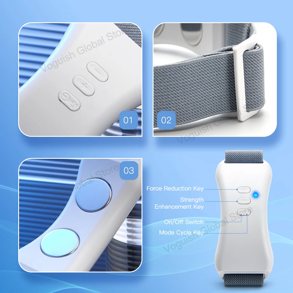 Vibration Chin-Up V Face Massager for Face EMS Facial Lifter Beauty Device Double Chin Remover V-Line Up Facelift Shaper Belt 5