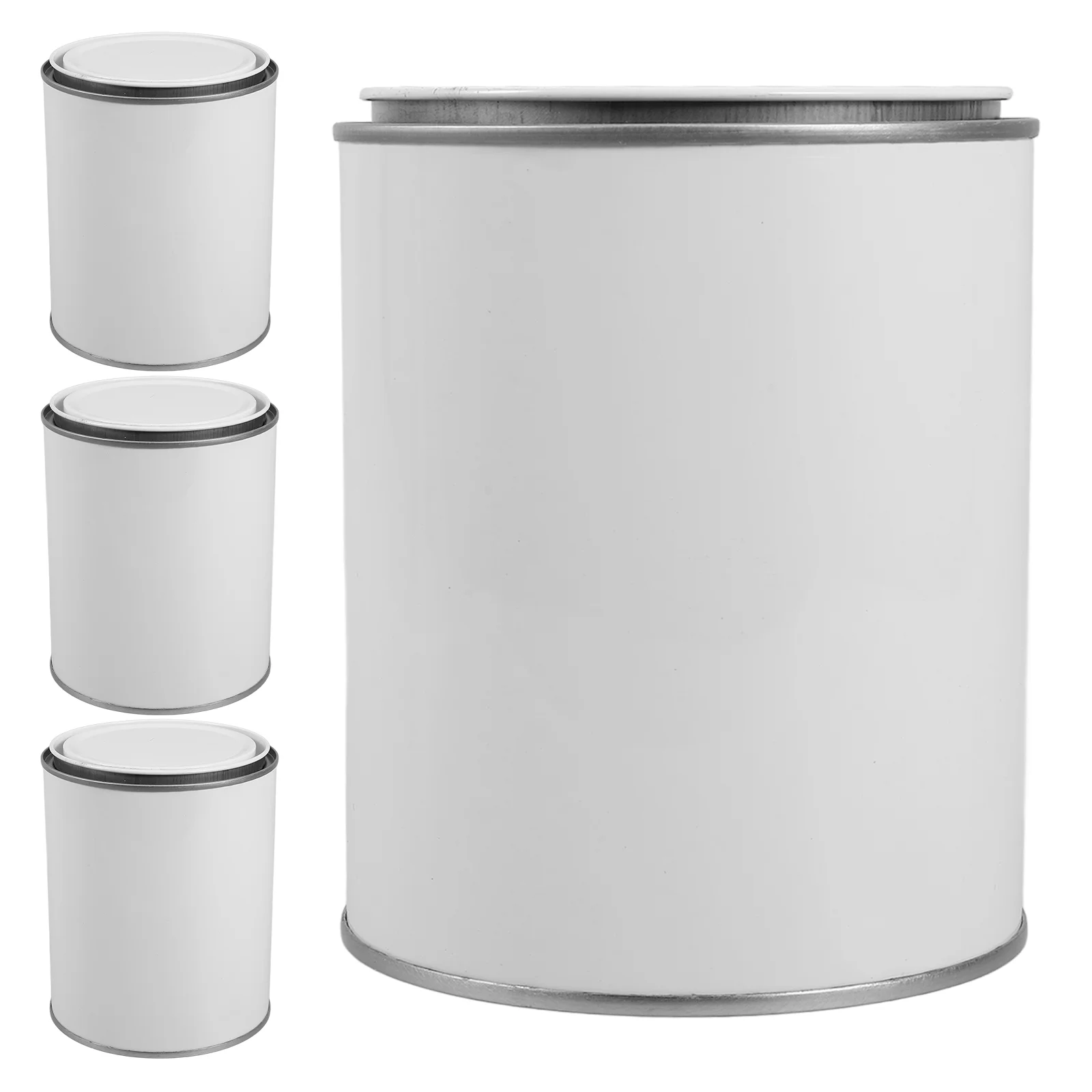 

4 шт., банки для пигмента с крышкой