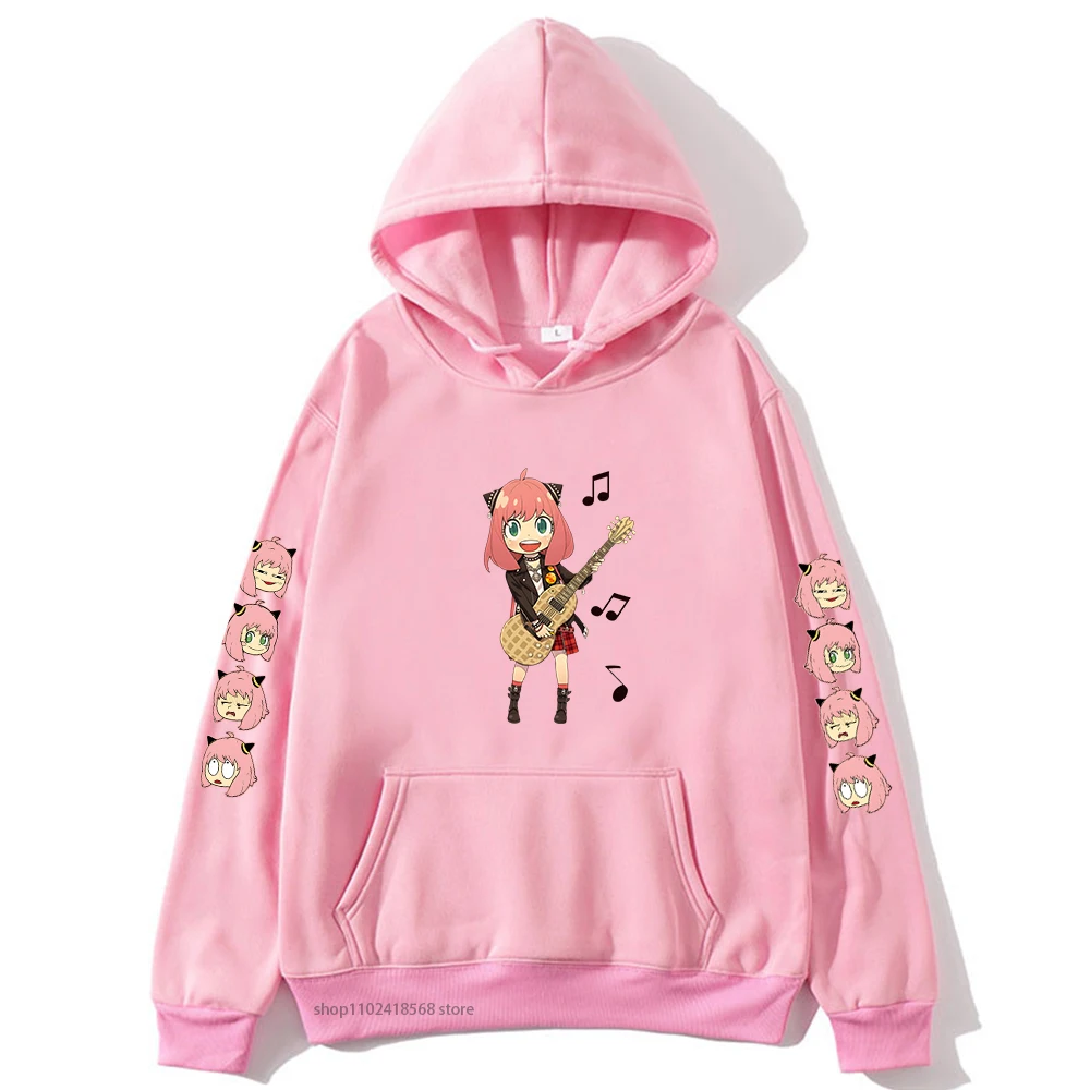 

Женский свитшот с графическим рисунком шпион X, милый свитшот с изображением гавайской гитары для девочек, уличная одежда для мужчин Y2k