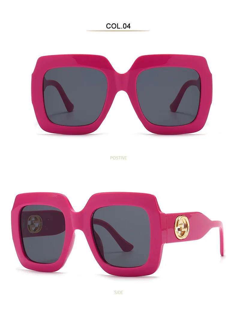 Classic Vintage Fashion Square Oversized Sunglasses Women Men Luxury Brand Designer Travel Big Frame Trend Sun Glasses UV400 reader sunglasses
