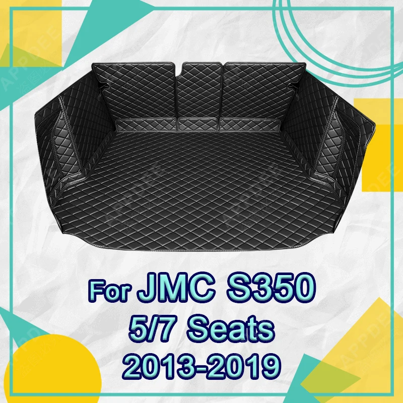 

Auto Full Coverage Trunk Mat For JMC S330 5/7-Seat 2013-2019 18 17 16 15 14 Car Boot Cover Pad Interior Protector Accessories