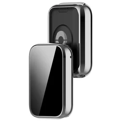 Deluxe TPU Smart Watch Case with Screen Protector - Soft Bumper Cover - Mi Band 8 Pro (Silver)