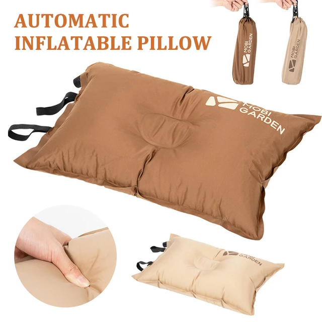 Outdoor Inflatable Pillow Camping Mini Air Pillow With Storage Bag Portable  BBQ Picnic Camping Hiking Travel Carp Fishing - AliExpress