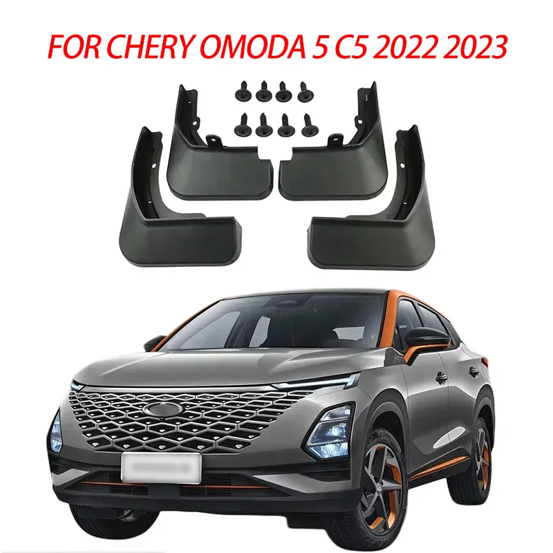 Per Chery Omoda 5 C5 Fx 2022 2023 Parafanghi Paraspruzzi Ruote Posteriori Anteriori Parafango Accessori Auto 4 Pezzi Ricambi Auto Muslimah
