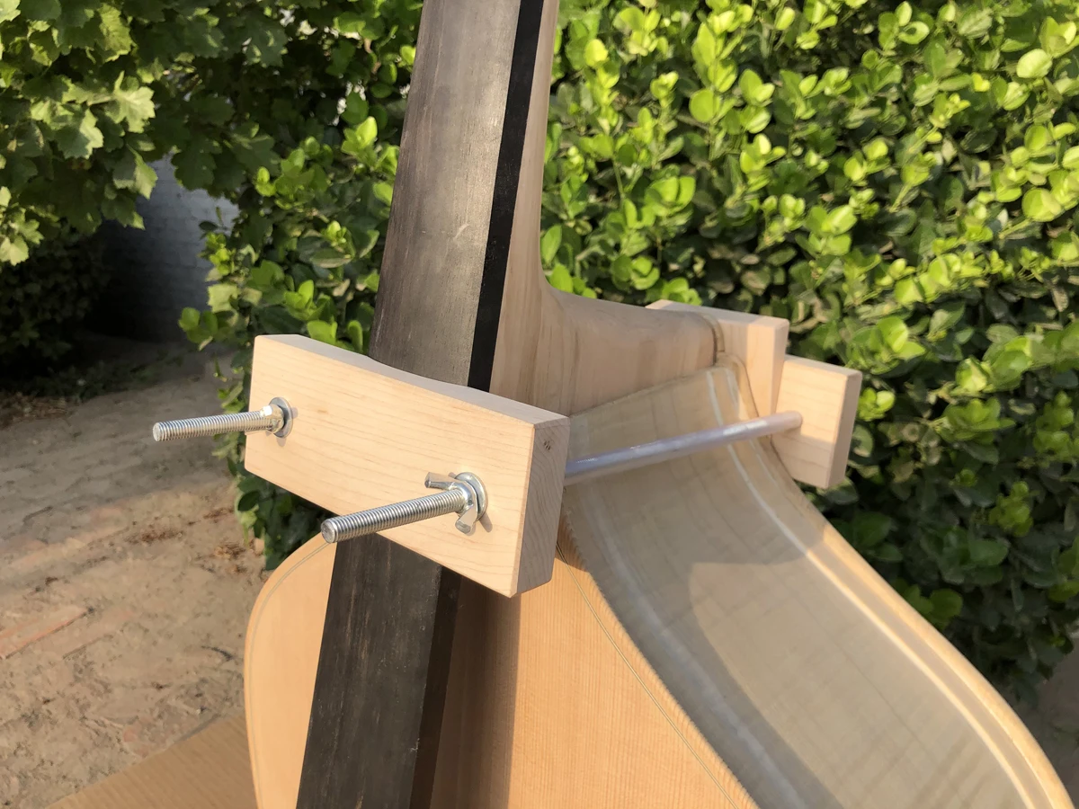 Upright bass Neck clamp holder bass Tool install repair double upright