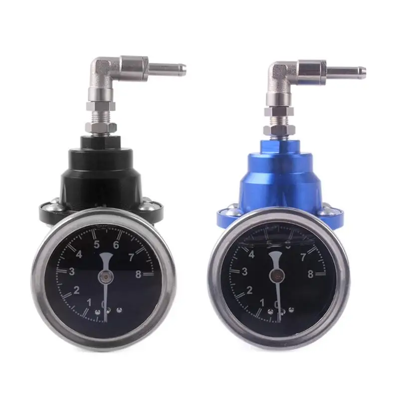 

Uni-versal Auto Pressure Regulator With Fitting Kit Cars Relief Regulator Valve New Fuel Booster Control Compressor Pressure