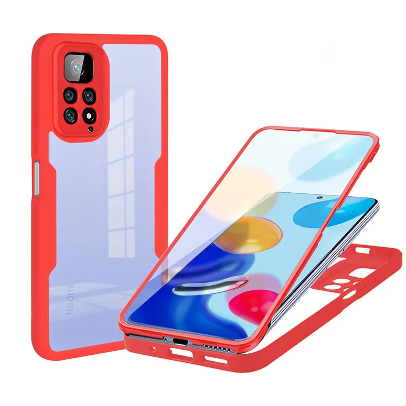 Crystal-Clear 360° Shockproof Phone Protector Case