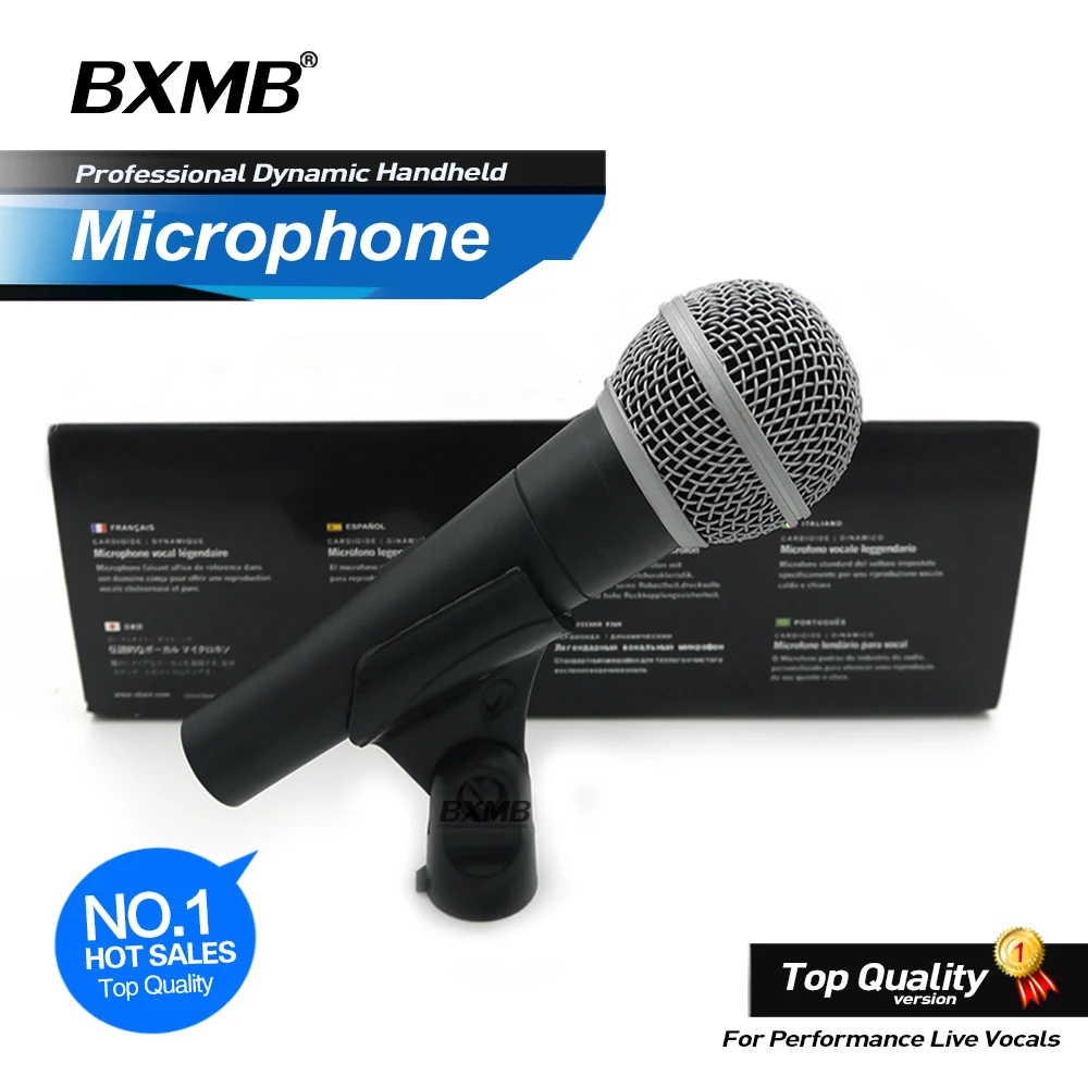 Grade A Quality For Shure Sm58 Professional Wired Microphone Sm58lc Cardioid Dynamic Mic For