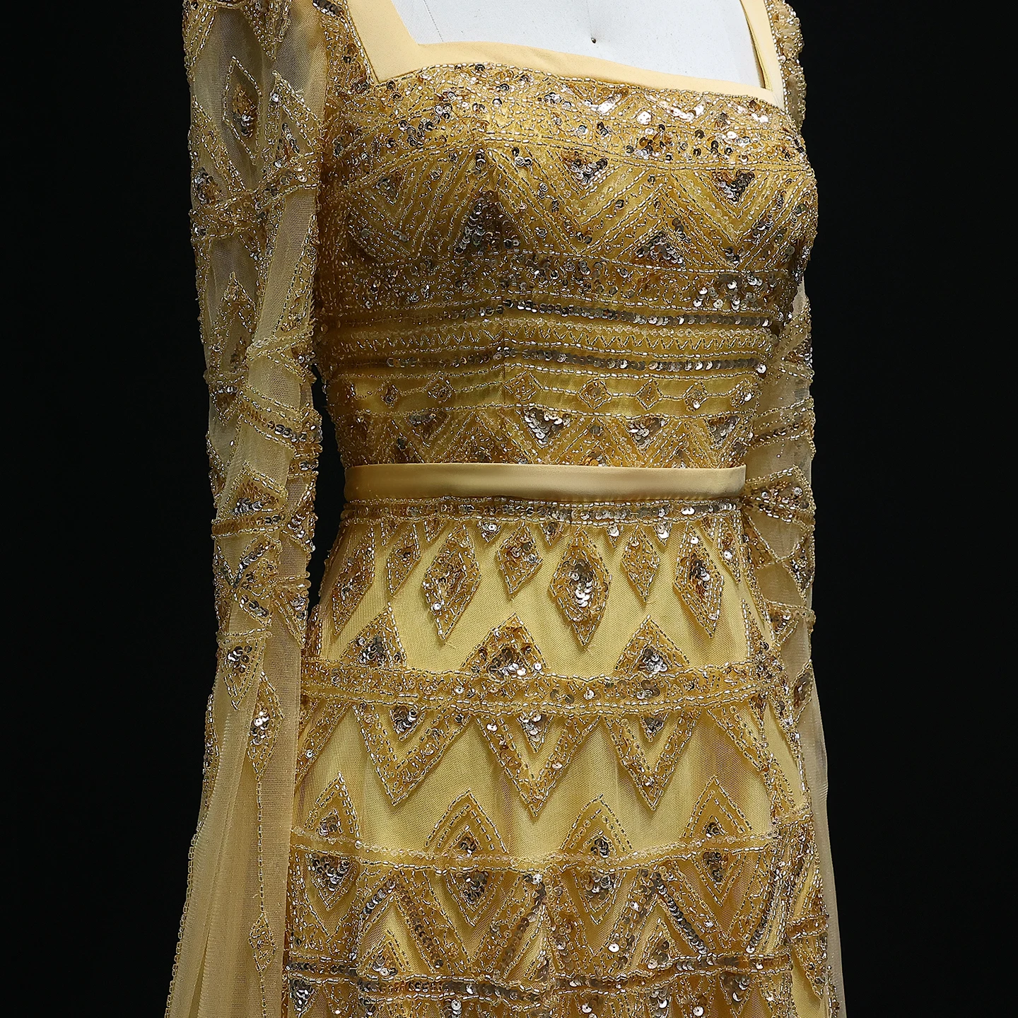 Sharon Said Luxury Wine Red Arabic Burgundy Evening Dress with Cape Sleeve 2025 Women Wedding Guest Party Gowns SS461 Customized