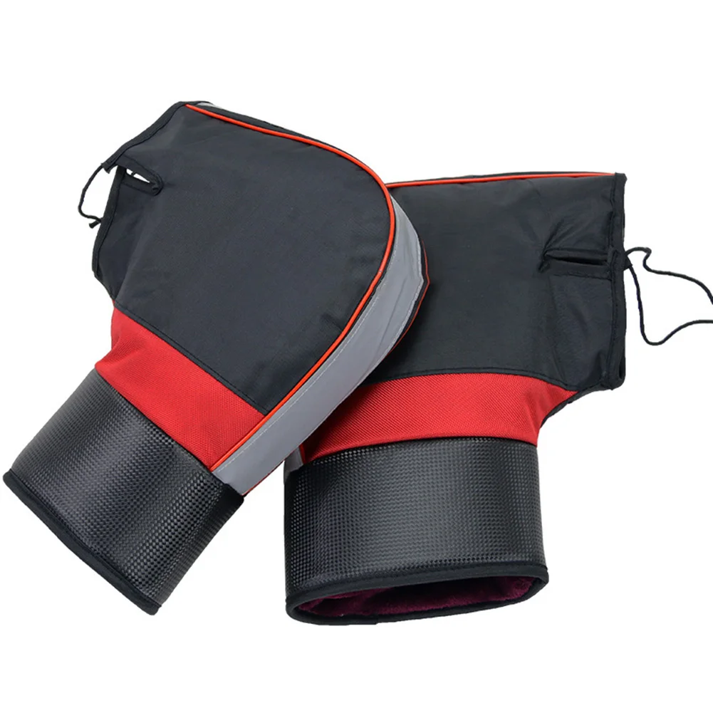 Motorcycle Handlebar Gloves Winter Handlebar Gloves Coldproof Handlebar Mittens Soft Bar Warmer Covers for Motorcycle Scooter 3
