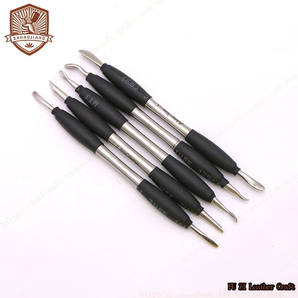 Leather craft Modeling Tools Leather Carving Spoons Small Spoons tool carving printing tools