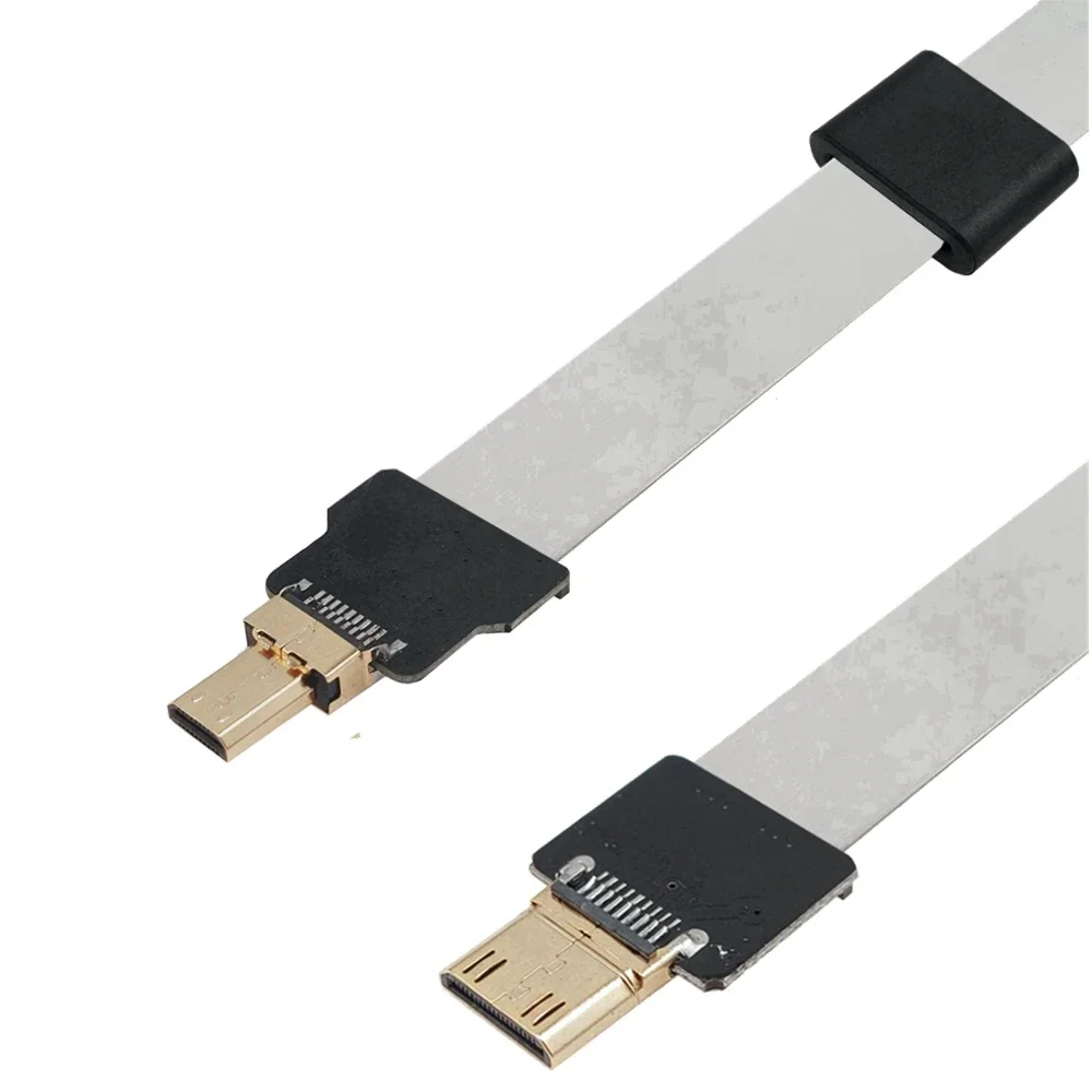 Da Jiang Pan Tai Image Transmission Line Elbow Ultra Thin Flat Aerial Photography MINI MICRO HDMI Mini Video HD Cable