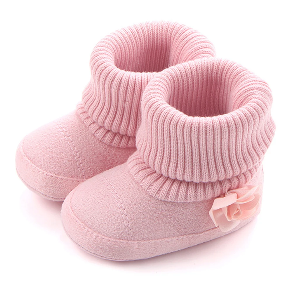 New Fashion Infant Girl Booties Shoes Newborn Footwear Toddler Cute Flowers Princess for 1 Year Christian Baby Item Shower Gifts