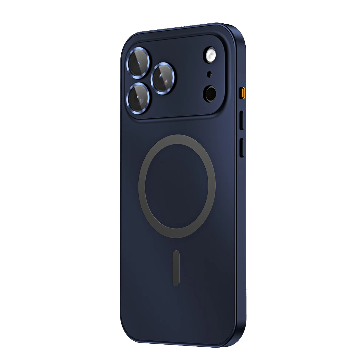 Elegant Aluminum Magnetic Phone Case with Air Lens Glass Protection