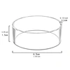 Acrylic Ball Stand Clear Round Display Stand Support Holder For Football Basketball Rugby Soccer 6