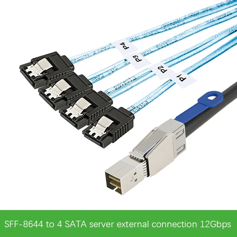 ̴ SAS HD SFF-8644 - 4 x SATA 7 ϵ ũ ̺ 12Gbps Server_N34R