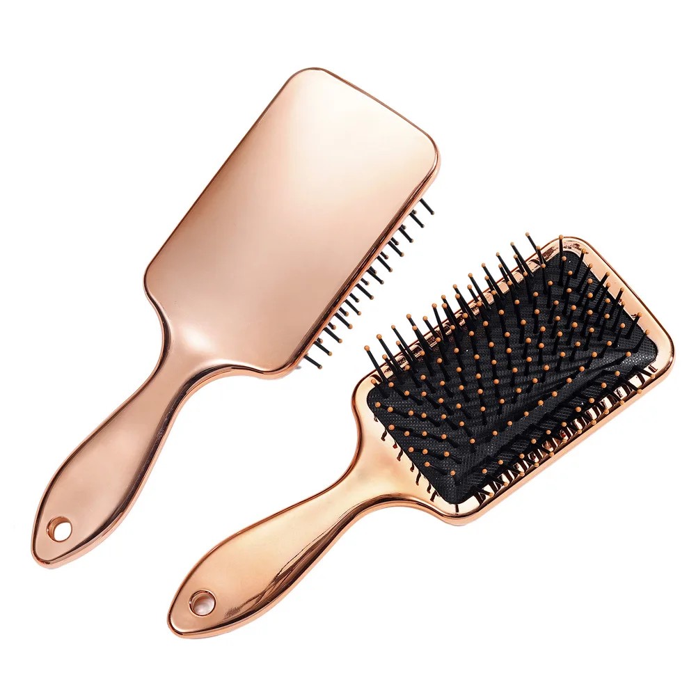 Hair Styling Tools Hair Brush Comb 1pcs Electroplated square Air Cushion Combs Women Scalp Massage Hairdressing Tool