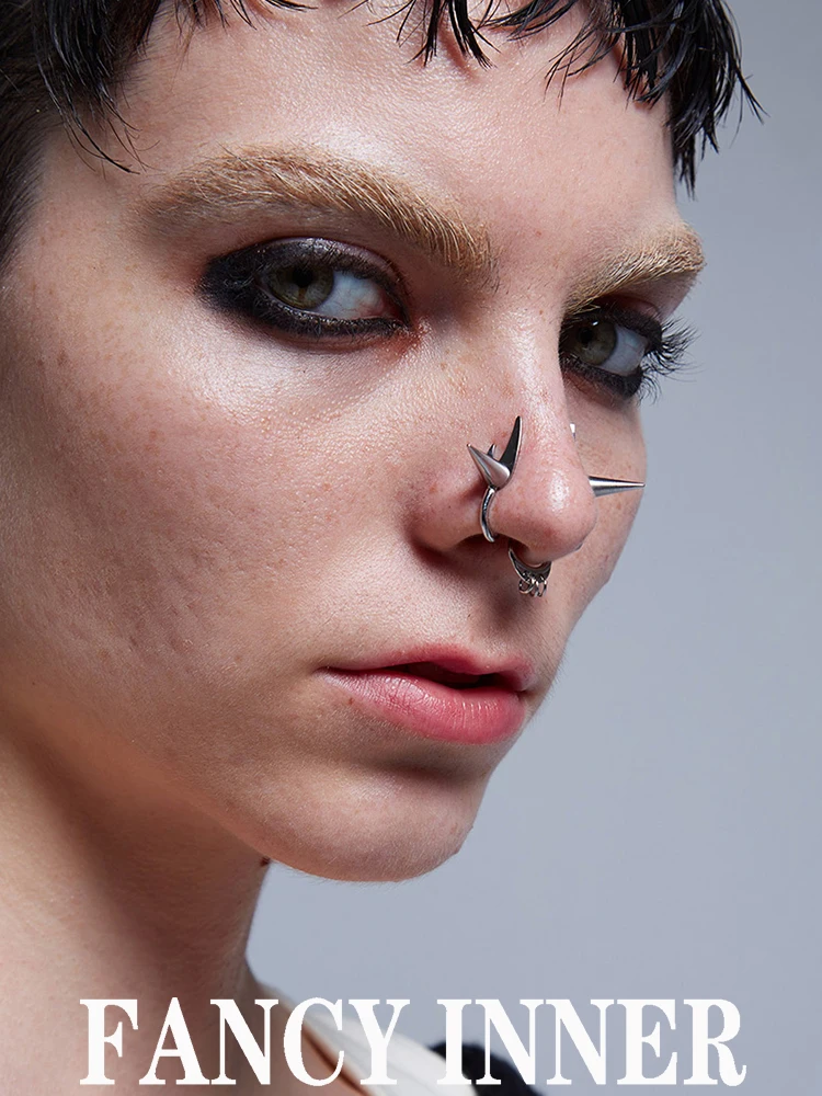Nose Piercing Jewelry Spike Body Jewelry Piercings Cyberpunk