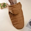 Warm Fleece Dog Coat Hoodie For Small Medium Dogs Winter Puppy Clothes Jacket With D-ring Thick Cozy Pug Dachshund Parka Costume 3