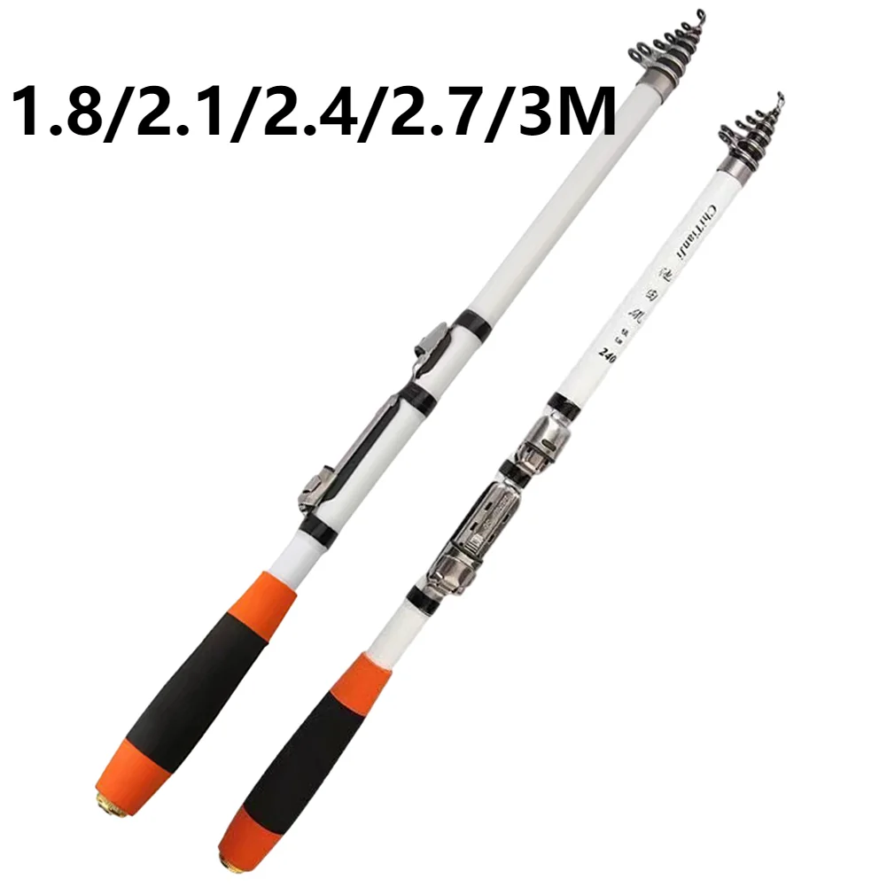 Spinning Rod Rock Fishing Carbon Fiber Mini Hand Fishing Pole Rotatable  Ultra-light Outdoor Accessories for Stream Freshwater