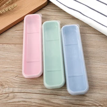 Custodia per stoviglie da viaggio con scatola per posate portatile, custodia semplice per stoviglie per kit di posate Borsa per stoviglie 1