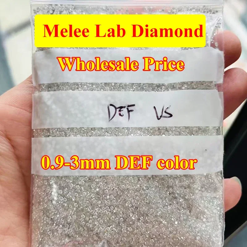 HPHT Wholesale 5/10/20pcs Lab Grown Diamonds DEF Color VVS-VS Clarity 1CT Lab Diamond Melee Stone Super White For Jewelry Making 2
