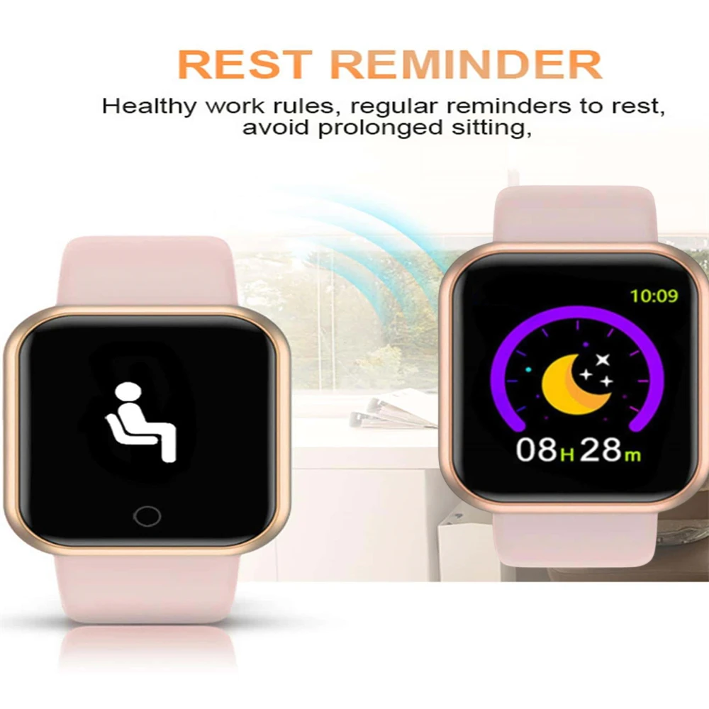 Sport Smart Watches Color Screen Life Waterproof Bluetooth Fitness Bracelet With Health Blood Pressure Heart Rate Sleep Monitor BEST SELLERS