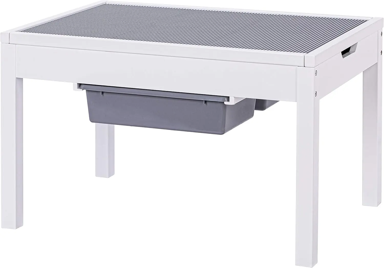 UTEX 2-in-1 Kid Activity Table with Storage for Older Kids, Large Play Table for Kids,Boys,Girls, White 5