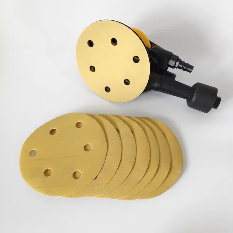 3M 216U 5인치 6홀 125mm 건식 사포 자동차 하드웨어 광택 퍼티 녹 제거 자동차 광택 사포