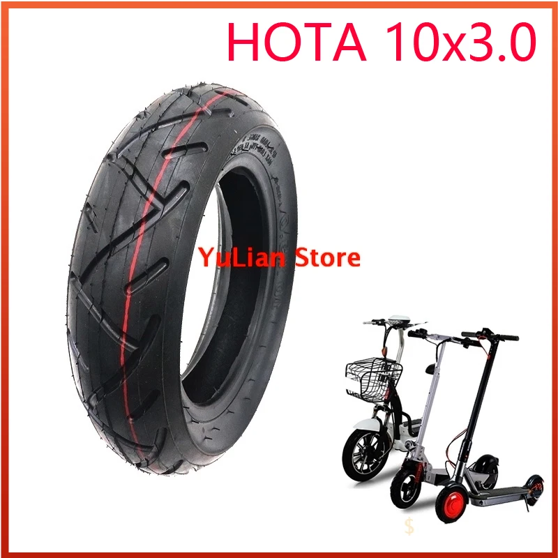 Hota 10X3.0 Tires Are Suitable For Electric Scooter Electric Bicycle Tires Thicker, Wider And More Wear-Resistant Road Tires