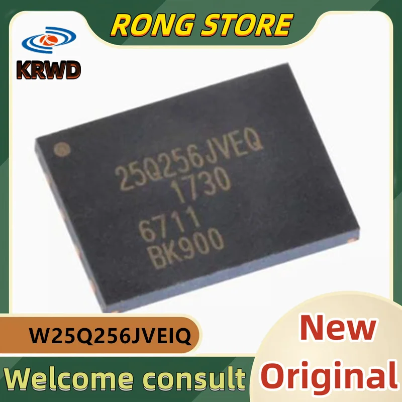 

10 шт., 25Q256JVEIQ, новый и оригинальный чип IC W25Q256JVEIQ W25Q256JVEQ WSON8, карта памяти IC 32 МБ 256 Мбит