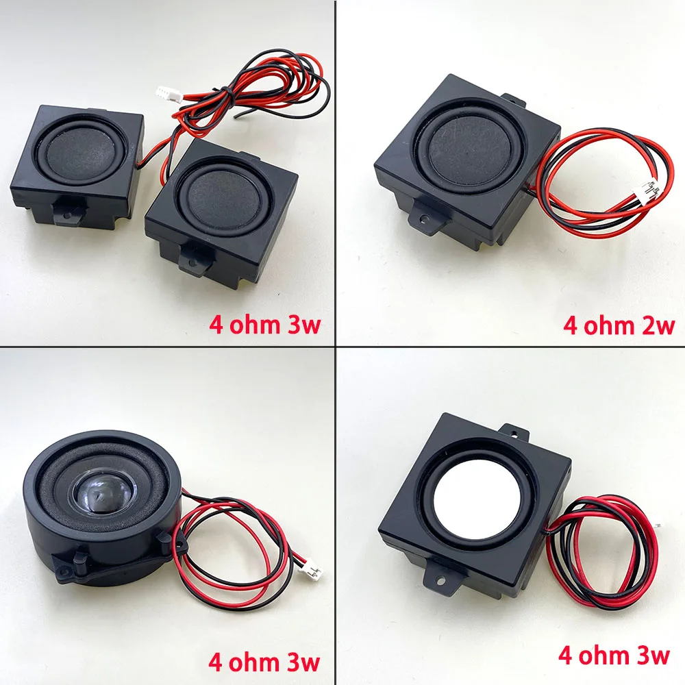 6 Stück tragbare Audio-Lautsprecher, Lautsprechertreiber, 4 Ohm, 6 W, 3 W, 2 W, Werbung, LCD-TV-Lautsprecher, Computer-Heimkino-Lautsprecheranschluss – Detail 1