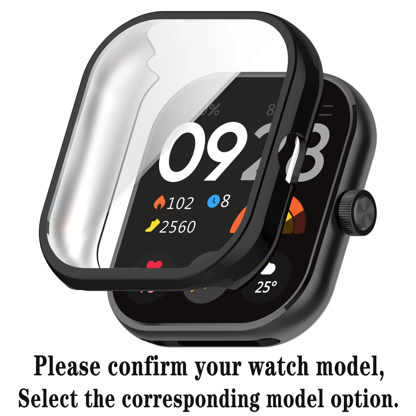 Durable TPU Screen Protector Case for Xiaomi Redmi Watch Series