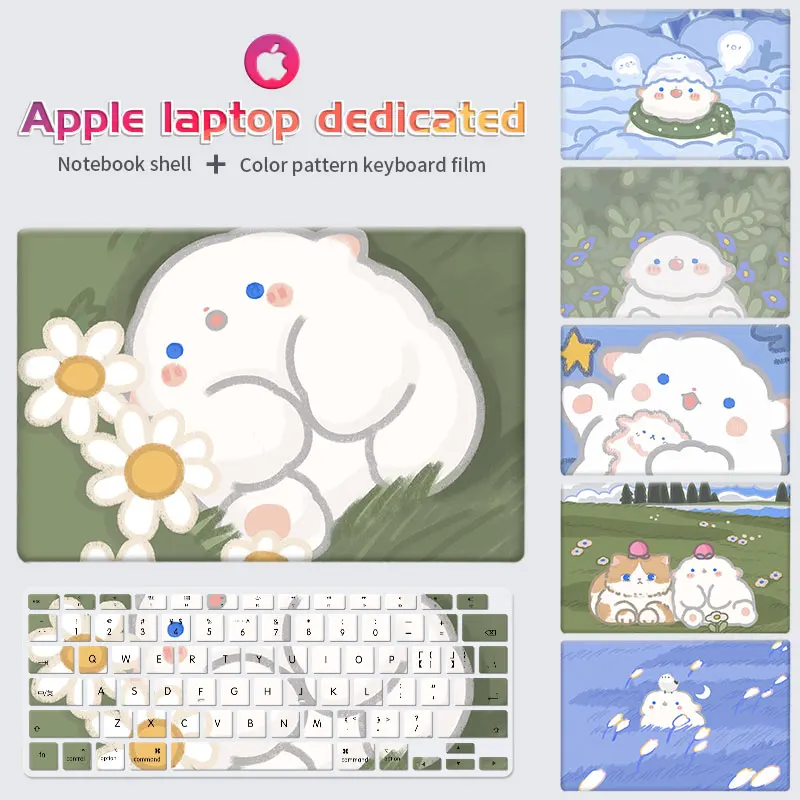 Diy Cartoon Macbook Case Laptop Sleeve Hard Shell Keyboard Cover For Pro 13 M1 A2337 A2338 Case A2442 A2251 Pro 16 A2141 Case