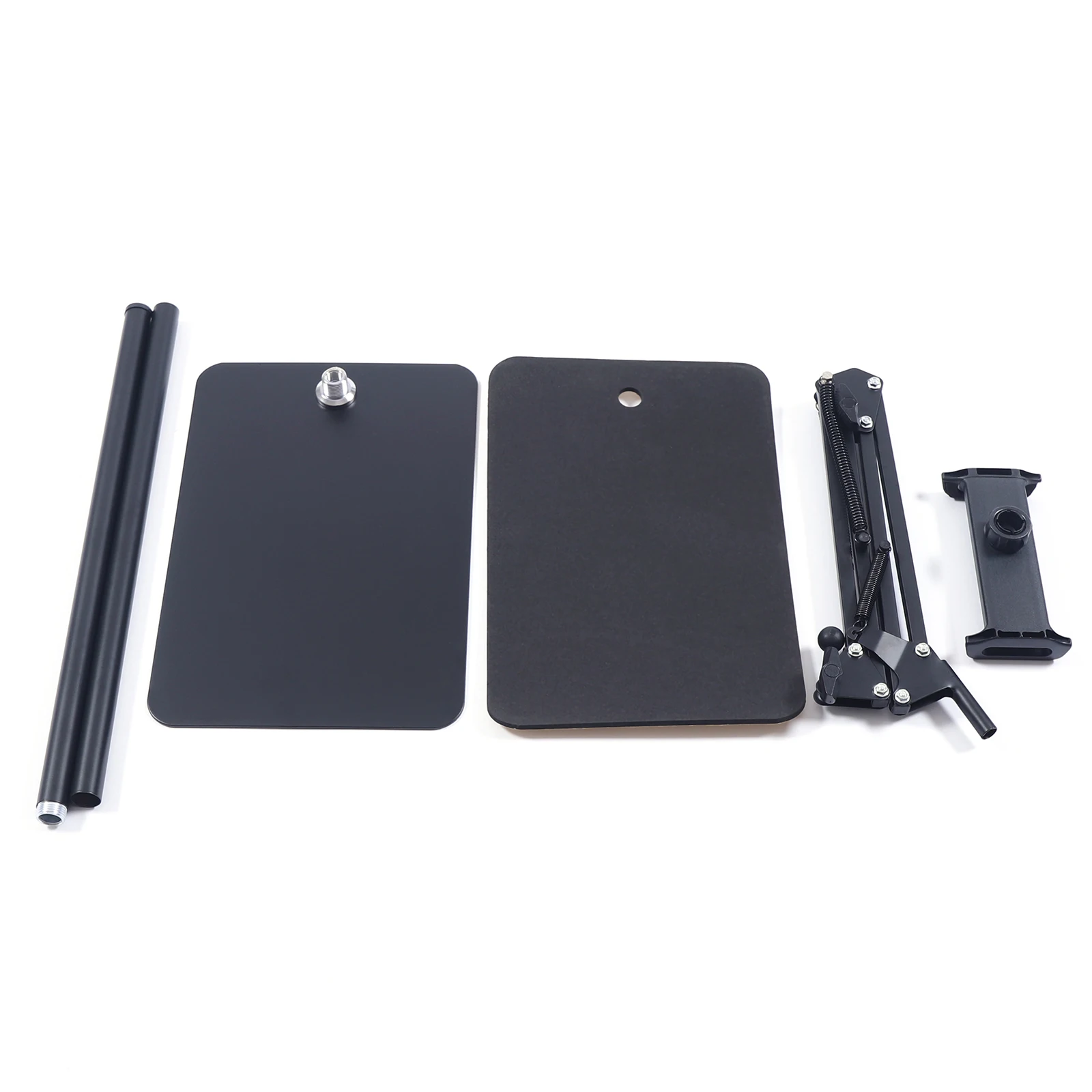 360° Tablet Floor Stand Floor Standing Mobile Phone Holder Tripod Stand Rotating Mount Height Adjustable 4