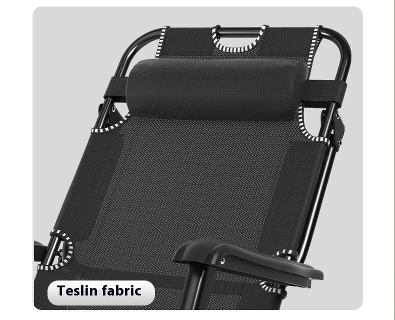 GIANXI Outdoor Recliner - Padded Folding Lounge Chair with Phone Stand