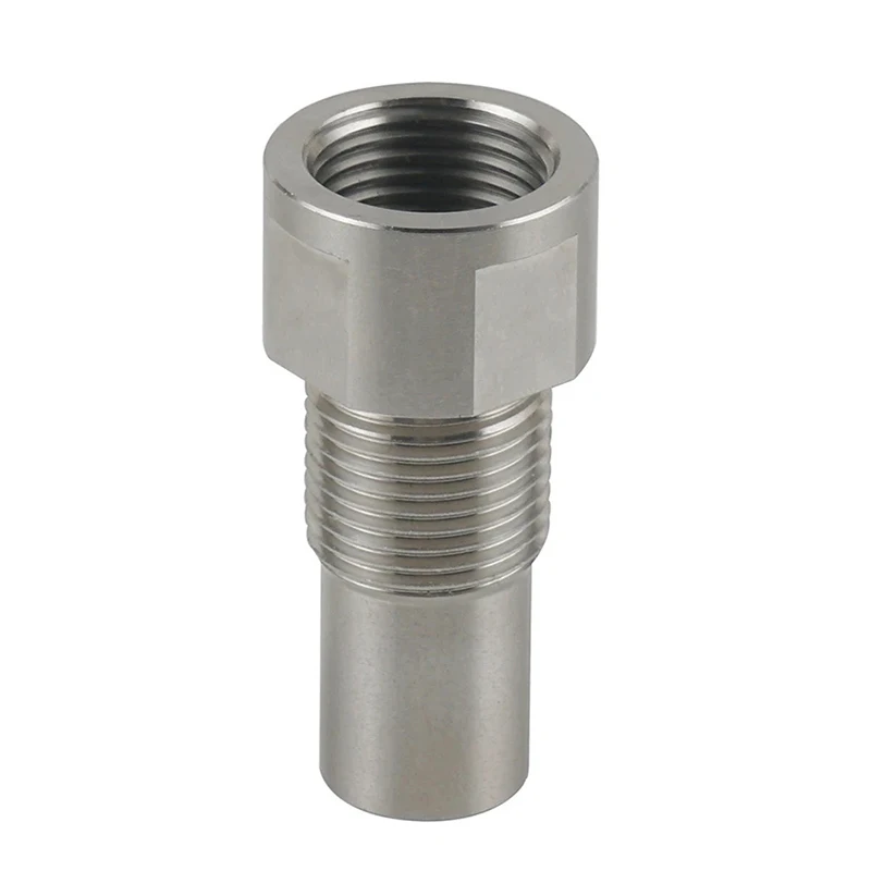 

Stainless Steel O2 Sensor Bung M18x1.5mm Thread Pitch Oxygen Sensor Extension Gasket for Oxygen Check Engine Light