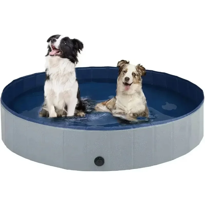 Large/small Dog Mobile Pool Pet Folding Pool Swimming Cat Sand Cleaning Supplies PVC Pet Bathtub inflatable swimming pool inflatable bathtub