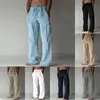 Men's Cotton Linen Pants Summer Solid Color Breathable Linen Trousers Male Casual Elastic Waist Fitness Pants Hip-Hop Streetwear