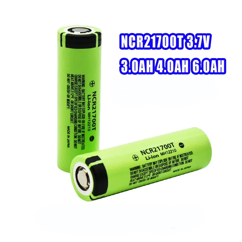 

Air Express NCR 21700T 3.7V 5000mAh 40A Discharge 21700 Lithium-ion Rechargeable Battery. for: Flashlights, DIY Batteries, Etc