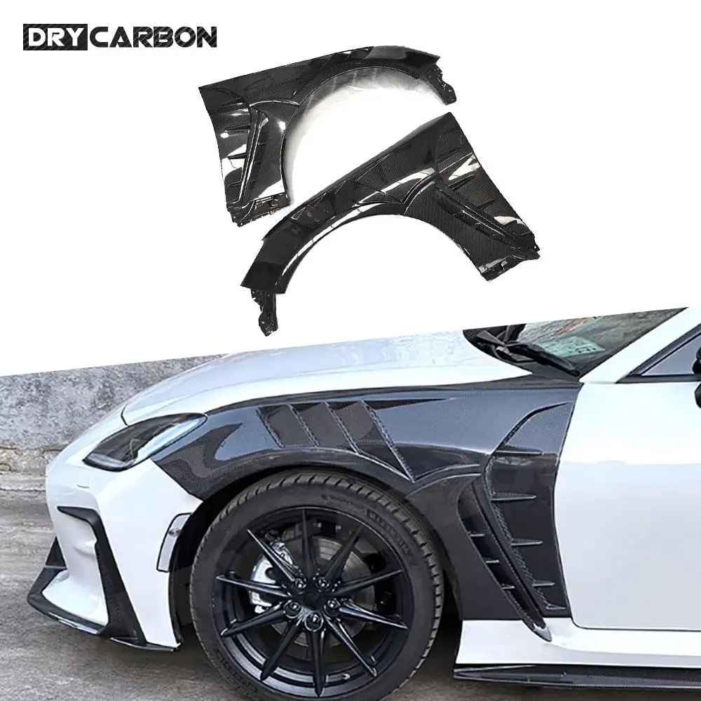 

A Style Carbon Fiber Front Fender Vent Side Air Outlet Intake Duct Trim Bodykit For Toyota GR86 Subaru BRZ 2021+ Accessories
