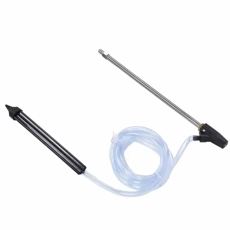 

High Pressure Washer Nozzle Sandblaster Attachment Portable Stable High Efficiency with Hose for Car Washing