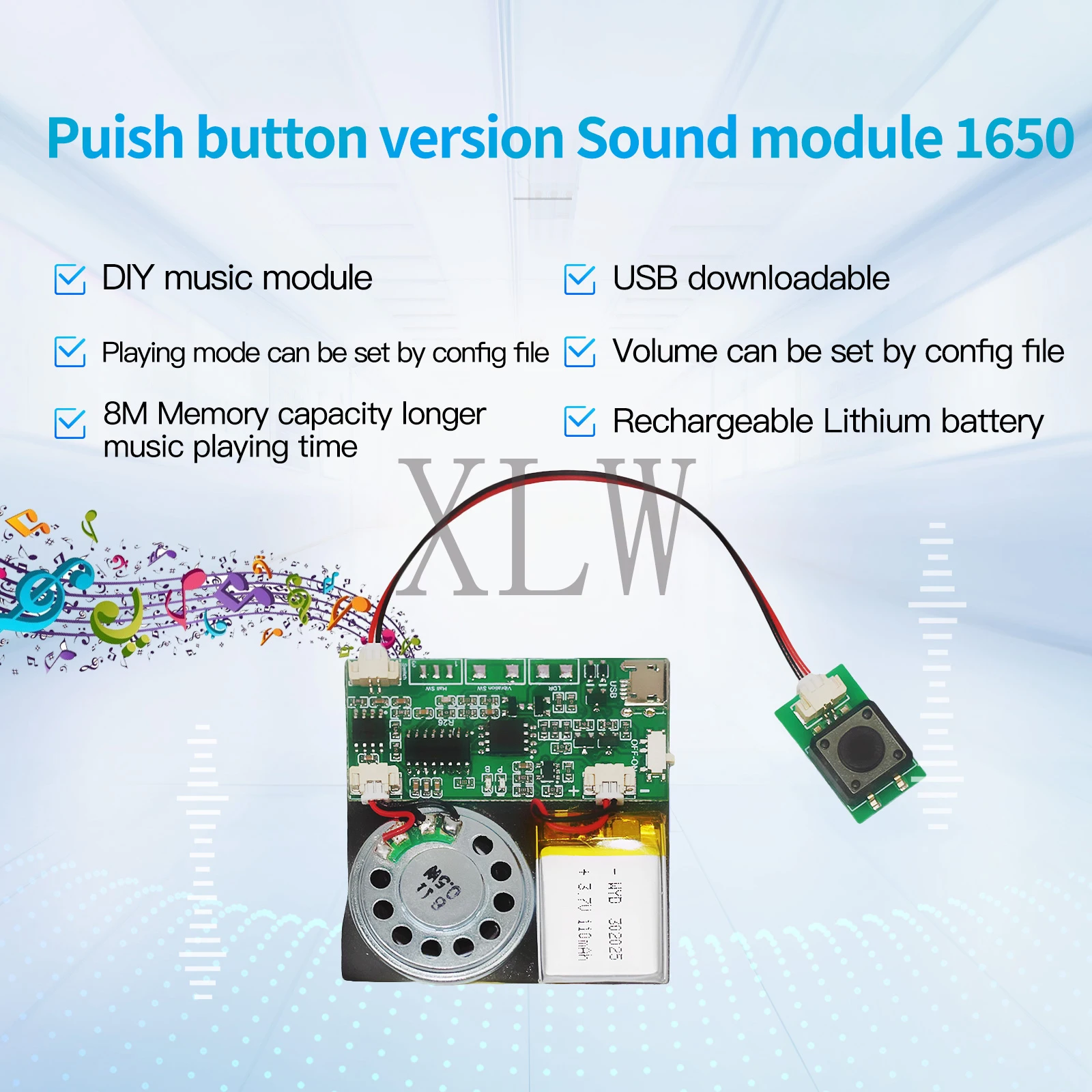 Programmierbares Sound Modul - 8MB MP3 Platine Für DIY Musikgeschenke