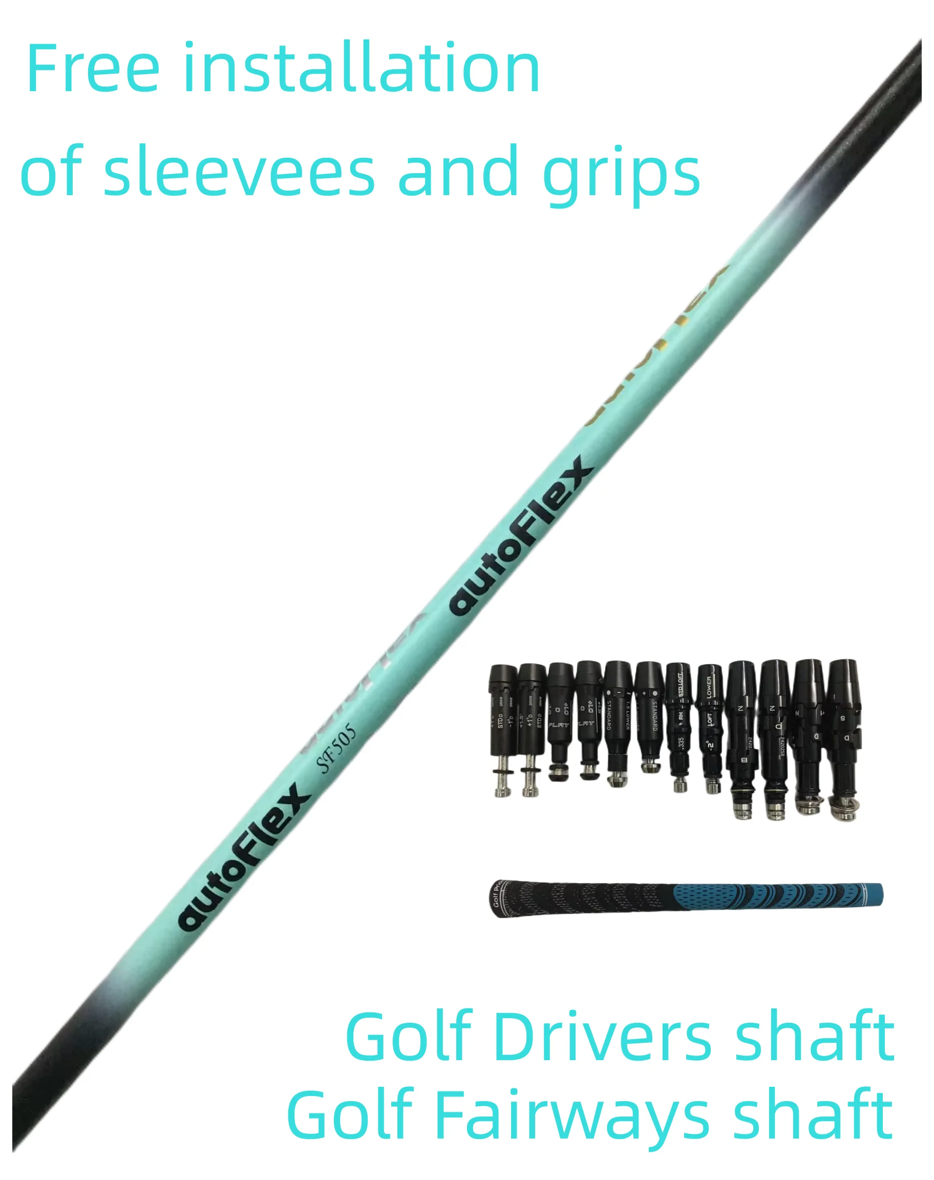 Golf Driver Club Shafts Autoflex Blue Golf Shafts SF405/SF505xx/SF505