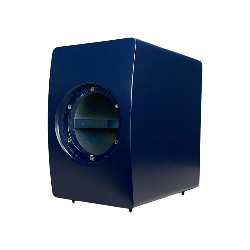 

Wooddiy Hifi 5 Inch Classic Full-range Speaker Empty Box One Pair Home System Radian Pure Color KEF LS50 Design