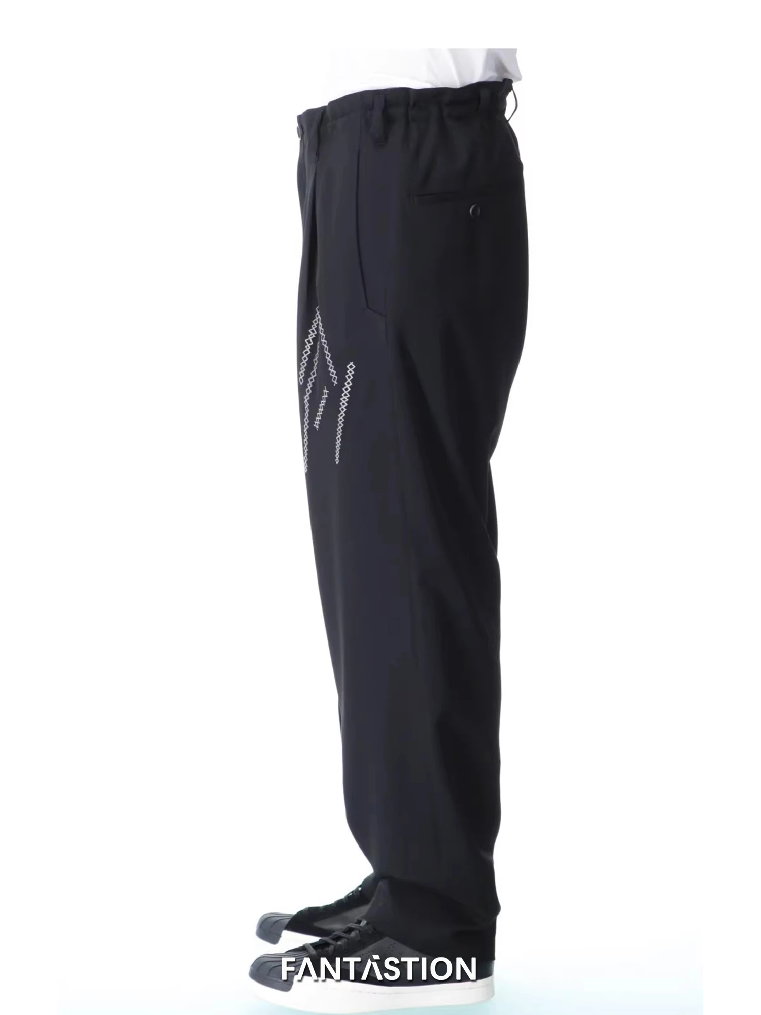 FANTASTION original wave pattern embroidery Man pants customs free shipping products Male clothes Men's clothing New pant