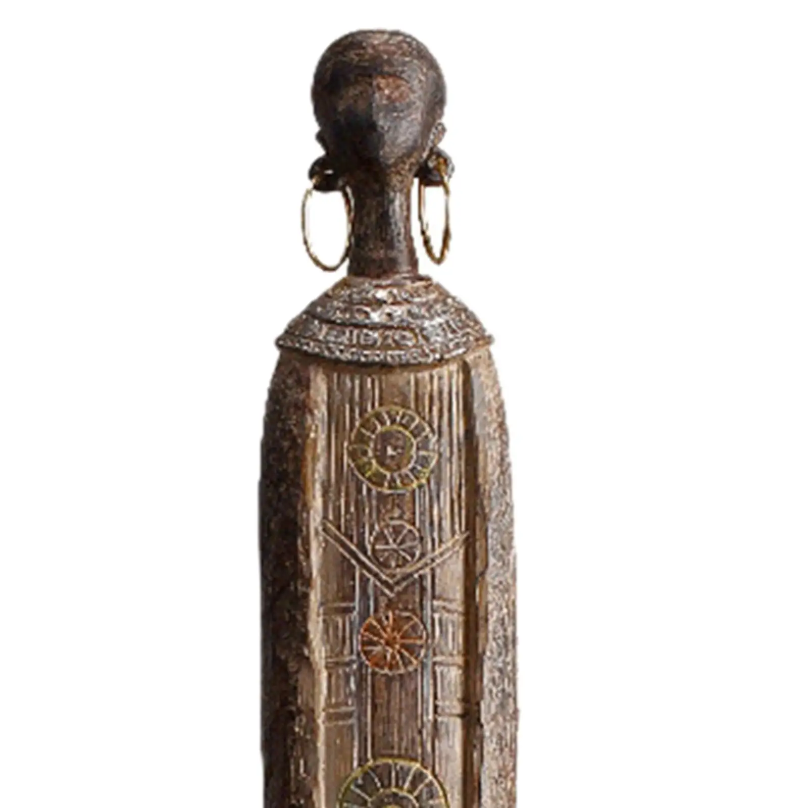 African Statue Sculpture Resin Figurines Women Girl for Home Cabinet Hotel African Statue Sculpture Resin Figurines Women Girl for Home Cabinet Hotel