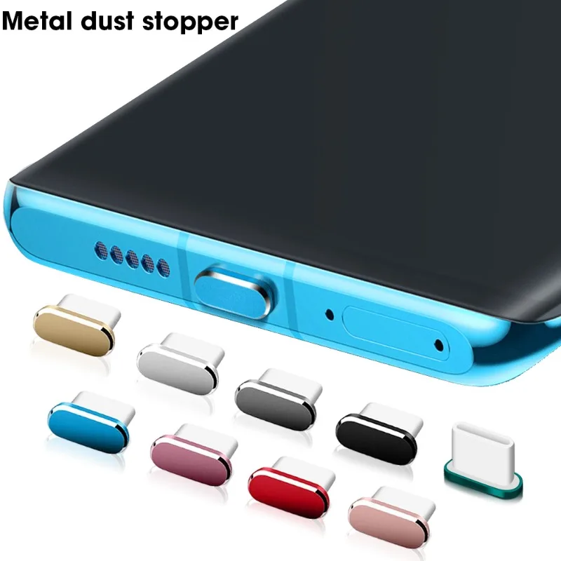 รูปสินค้า USB-C ฝาครอบกันฝุ่นกันกระแทก ป้องกันพอร์ตโทรศัพท์