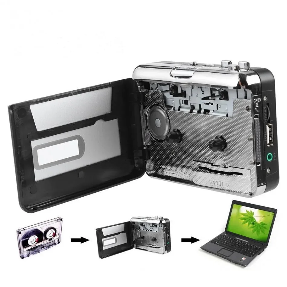 REDAMIGO MP3 Cassette Player Cassette Capture Tape To PC Laptop Converter S01 Music Digitizer Player